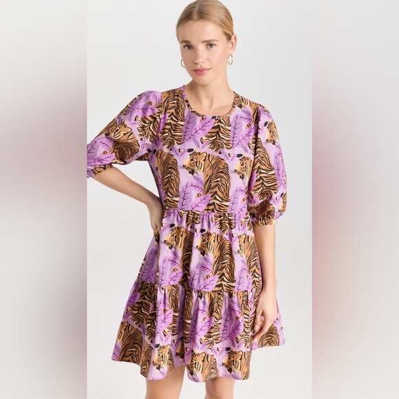 FARM Rio | Dresses | Farm Rio Tiger Leaves Mini Dress | Poshmark